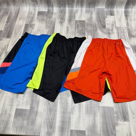 ✅Mens M Nike Dri-Fit Athletic Shorts Lot of 3 Multi-Color Breathable Lightweight - Picture 2 of 13